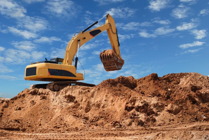 Excavation Machinery at Work